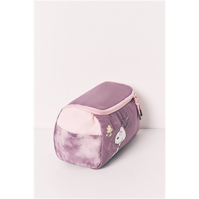 Neceser grande morado Snoopy