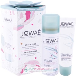 JOWAE Crème Légère Lissante Anti-Rides Visage 40ml + Eau de soin Hydratante 50 mL Offerte Coffret