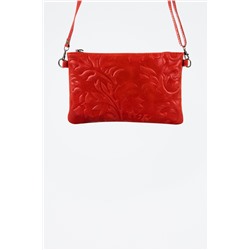 Bolso de mano de nobuk Deanna - Rojo