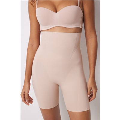 Pantalón ciclista reductor y push up nude