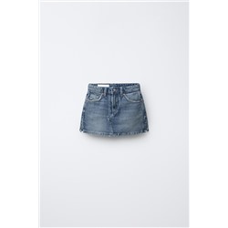 DENIM BERMUDA SKIRT