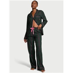 Victoria's Secret Flannel Long Pajama Set