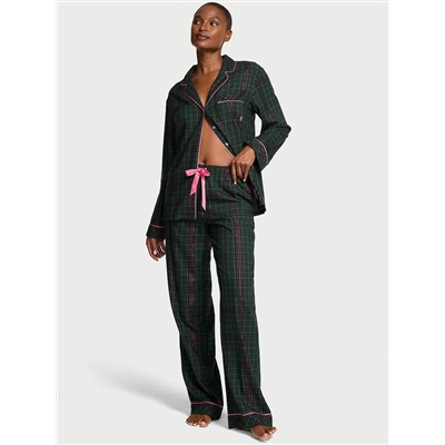 Victoria's Secret Flannel Long Pajama Set
