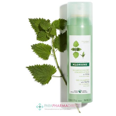 Klorane Ortie Shampooing Sec Séborégulateur 150 ml