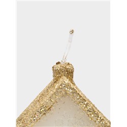 Свеча, 10 см, белая/шампань, Домик, Townlet