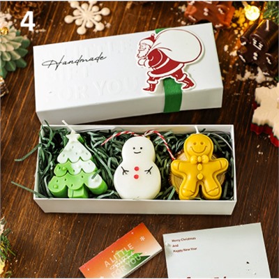 Свечи фигурные. В наборе 3 штуки