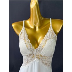 Шелковистая и темпераментная сорочка с кружевом   ЛА ПЕРЛ*А