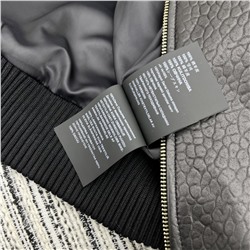 2023 года Pra * новая куртка с лацканами Куртка из овечьей шкуры Кожаная куртка с зернистой текстурой имеет великолепную текстуру YB1: 1 Кожаная бирка с принтом на заказ Украшение для открывания формы Фурнитура высокого класса качество распродажа