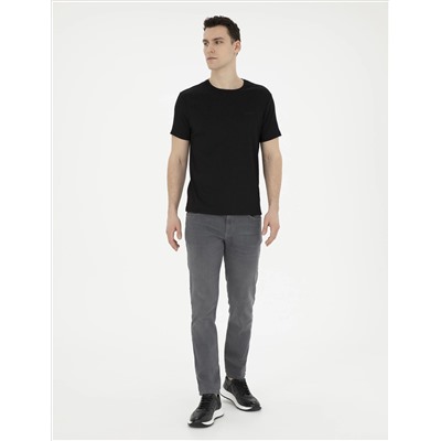 Gri Slim Fit Jean Pantolon