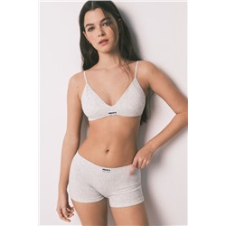 Braga bóxer Seamless gris