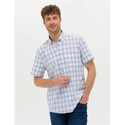 Mavi Regular Fit Kısa Kollu Gömlek