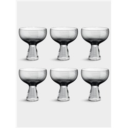 Набор креманок, 6 пр, 350 мл, дымчатые, Fun Classy