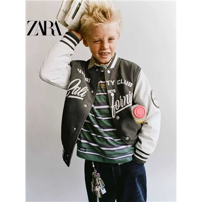 Детская куртка бомбер из искусственной кожи, экспортный магазин ЗАР*А💤