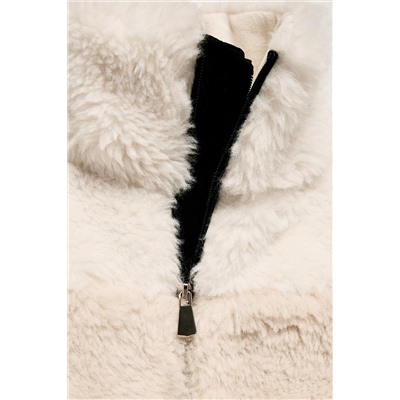 CROPPED FAUX SHEARLING COAT HEIQ XREFLEX™ RECCO® TECHNOLOGY SKI COLLECTION, CHARACTERISTICS