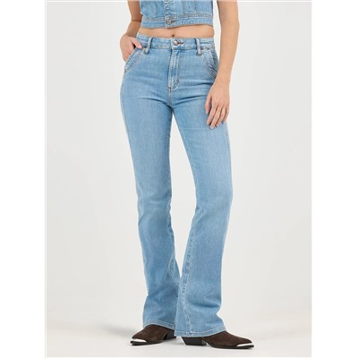 Women's High Rise Double Side Seam Bootcut Jean