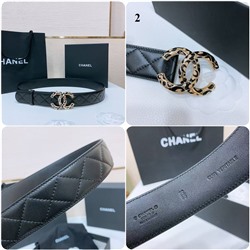 Женский ремень Chane*l 🖤 (натуральная кожа)