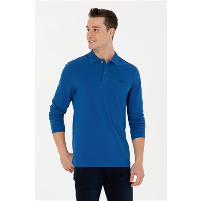 Erkek Saks Basic Sweatshirt