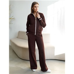 Бомбер среднего объема из футера двухнитки с эластаном