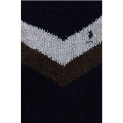 Erkek Çocuk Lacivert Bisiklet Yaka Triko Kazak