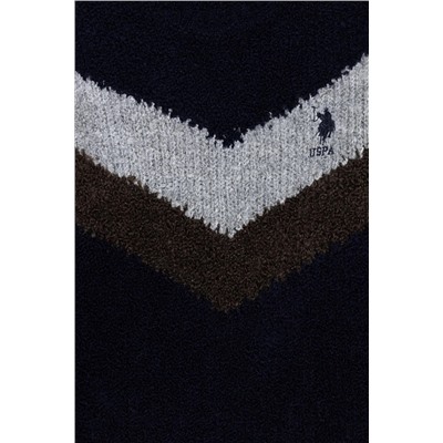 Erkek Çocuk Lacivert Bisiklet Yaka Triko Kazak