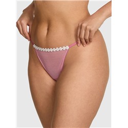 PINK LACE V-STRING PANTY