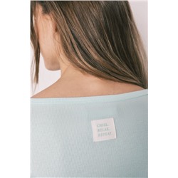 Pijama largo verde cuadros Vichy algodón