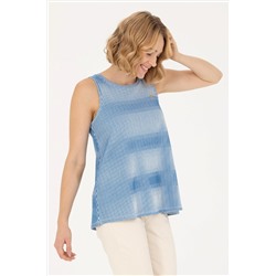 Kadın Saks Tişört