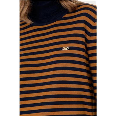 Kadın Lacivert Balıkçı Yaka Kazak