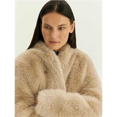 Шуба из экомеха, R157/shushu