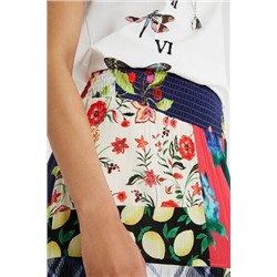 Falda midi patch
