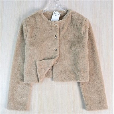 Женский жакет из искусственного меха