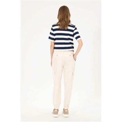 Kadın Krem Pantolon