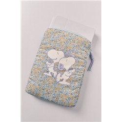 Funda tablet florecitas Snoopy