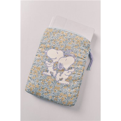Funda tablet florecitas Snoopy