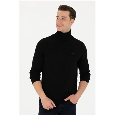 Erkek Siyah Basic Kazak