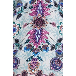 Vestido boho floral tipo camiseta