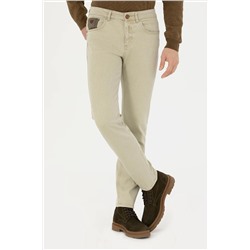 Erkek Açık Haki Jean Pantolon