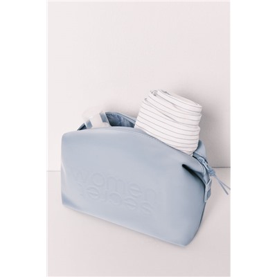 Neceser mediano goma azul