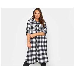 Женская удлиненная рубашка Plus Size