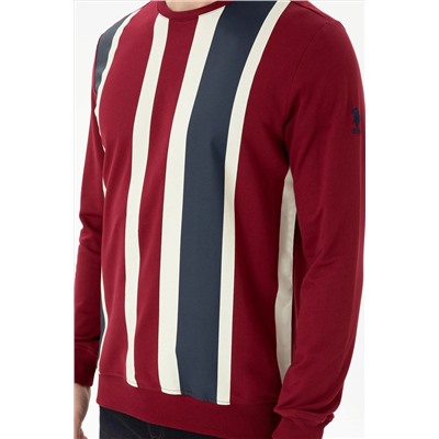 Erkek Bordo Sweatshirt