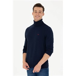 Erkek Lacivert Basic Kazak