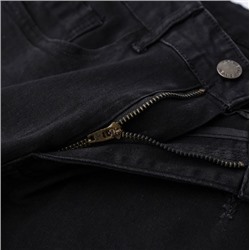 Женские джинсы-клеш с рваными краями