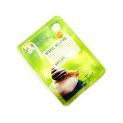 Маска для лица с улиточным ферментом питательная 3D Snail 30 ml