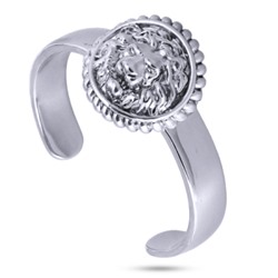 Браслет Огненный лев (покрытие палладий с патиной), Есть комплект