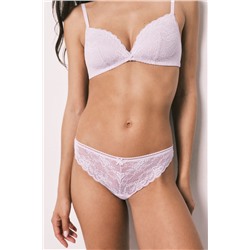 Braga clásica encaje lila