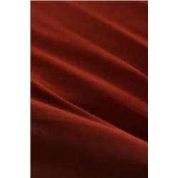 Manon King Size %100 Pamuk Ranforce Düz Nevresim - Turuncu