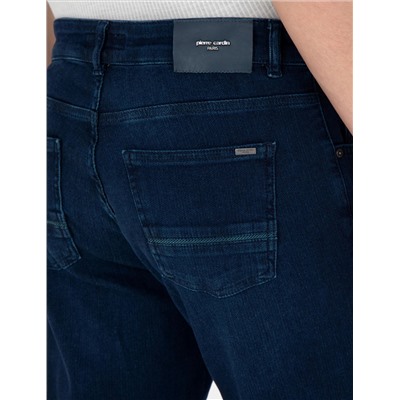 Koyu Lacivert Straight Fit Jean Pantolon