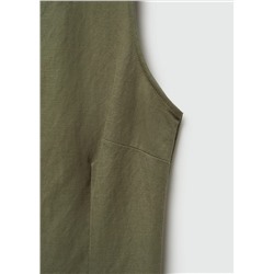 Vestido corto botones