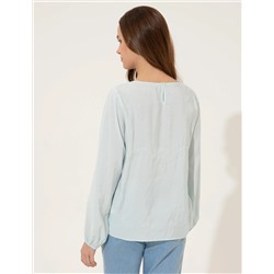 Açık Mavi Regular Fit Bluz