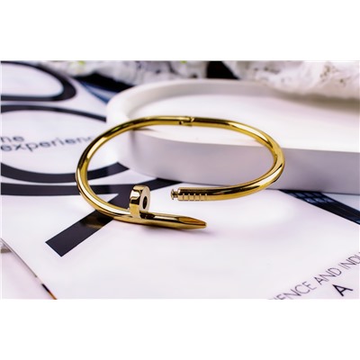 Стальной браслет Картье Гвоздь + Подарок